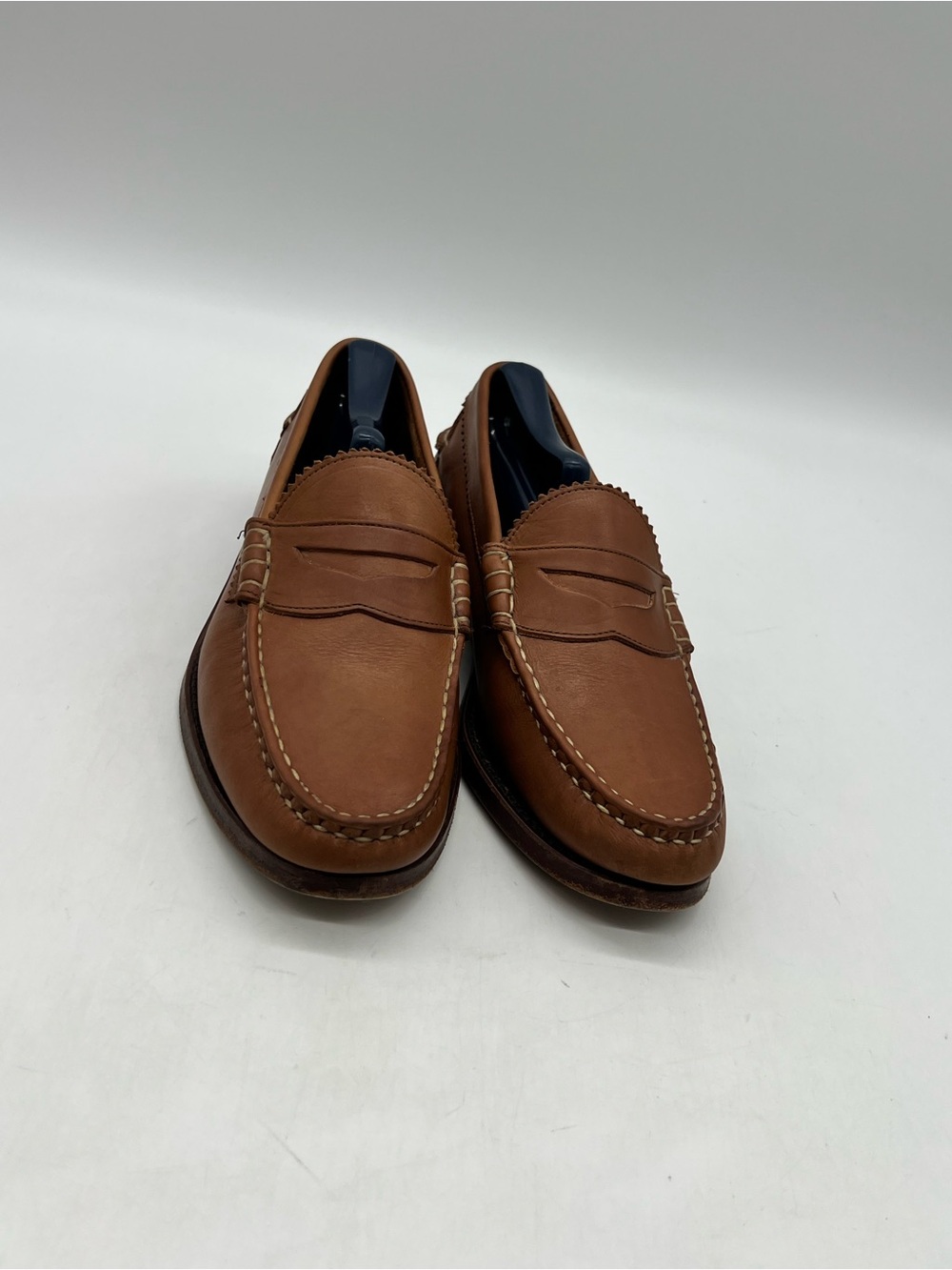 Allen Edmonds Kenwood Men’s Size 9.5D Brown Leather Penny Loafer Dress Shoes.